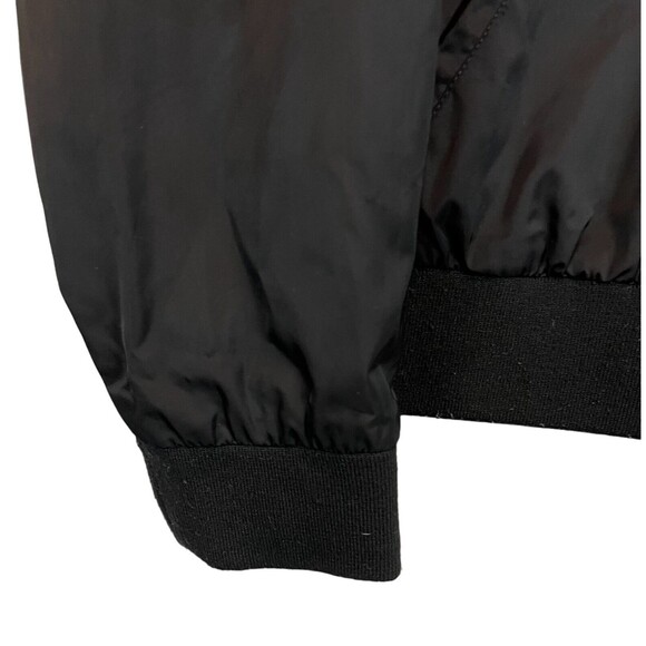 Torrid Whatever Jacket  Women's Size 1X  Black Bomber Style w Patches - Picture 5 of 10